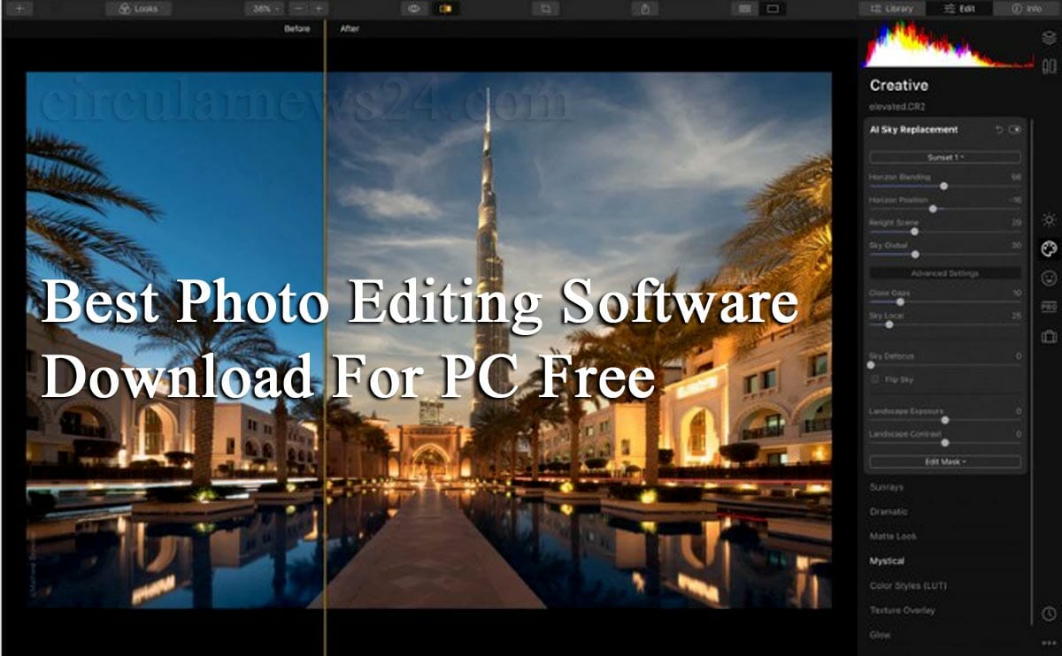 Best Photo Editing Software Download For PC Free