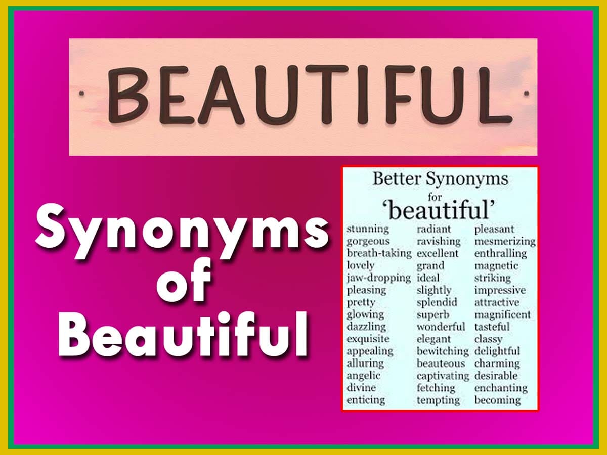 Synonyms of Beautiful