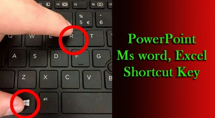 MS Word Shortcut Key